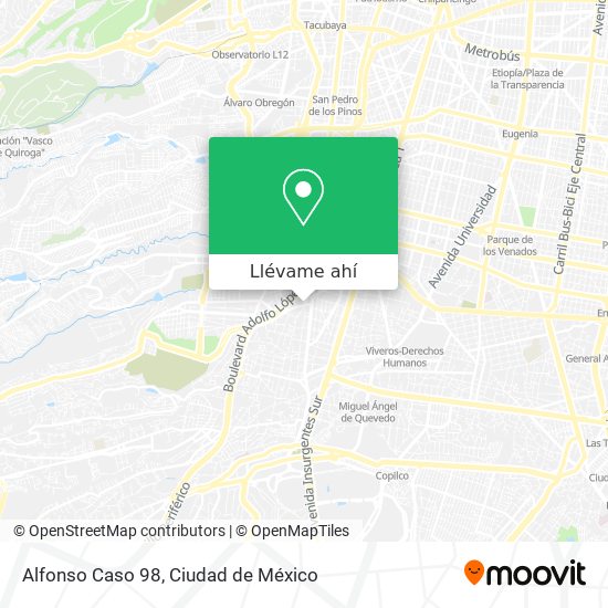 Mapa de Alfonso Caso 98
