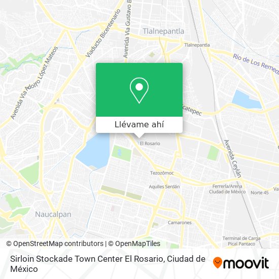 Mapa de Sirloin Stockade Town Center El Rosario