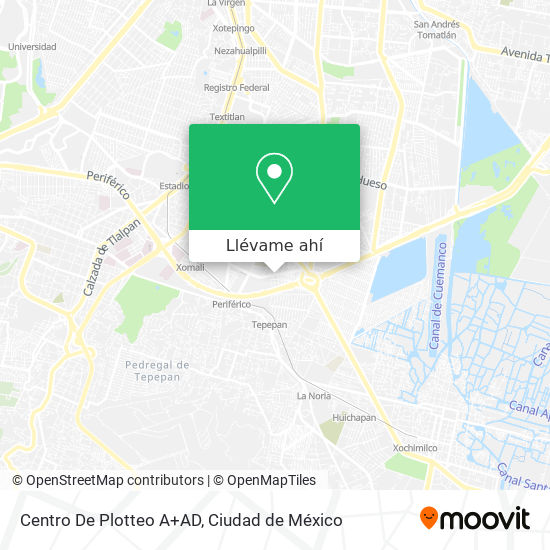 Mapa de Centro De Plotteo A+AD