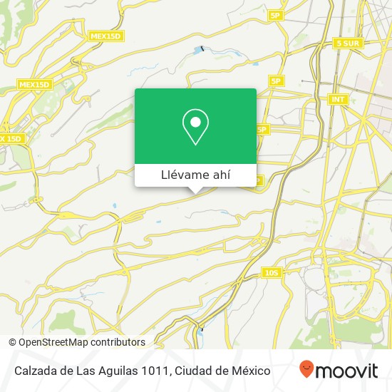 Mapa de Calzada de Las Aguilas 1011