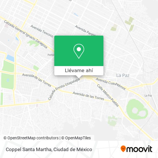 C mo llegar a Coppel Santa Martha en Iztapalapa en Autob s o Metro