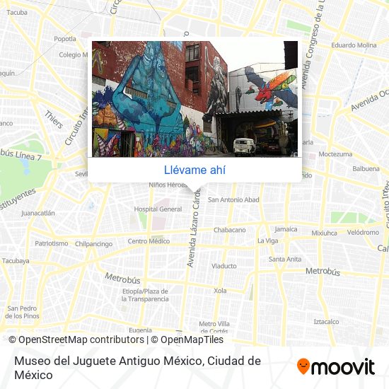 Mapa de Museo del Juguete Antiguo México