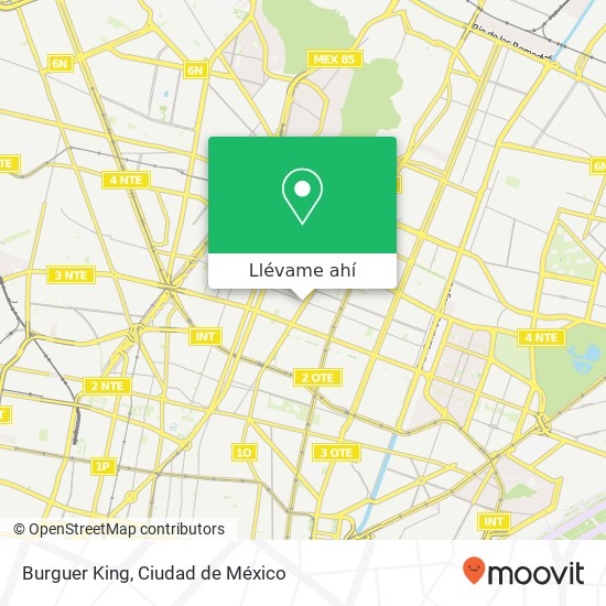 Mapa de Burguer King