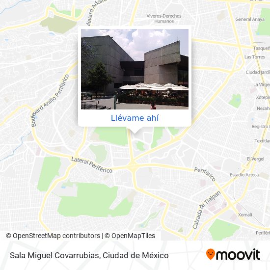 Mapa de Sala Miguel Covarrubias