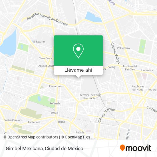 Mapa de Gimbel Mexicana
