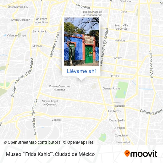 Mapa de Museo ""Frida Kahlo""