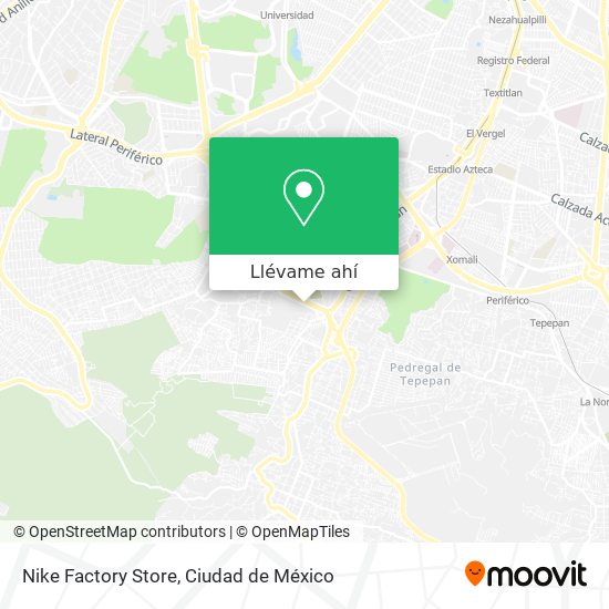 China estafador Cuidar Cómo llegar a Nike Factory Store en Alvaro Obregón en Autobús?