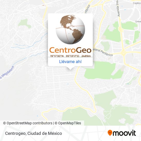 Mapa de Centrogeo