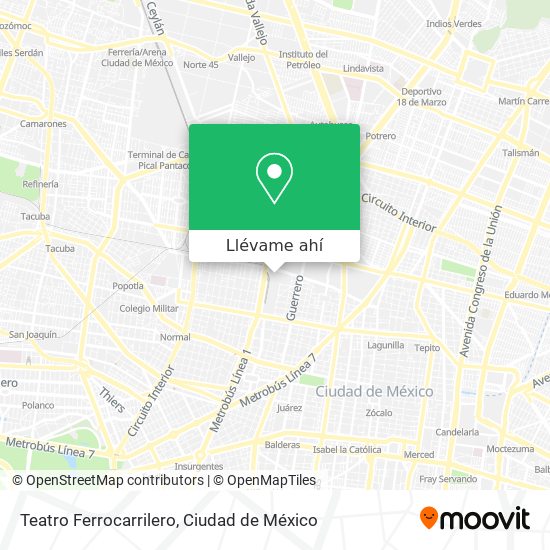 Top 28+ imagen como llegar a teatro ferrocarrilero en metro