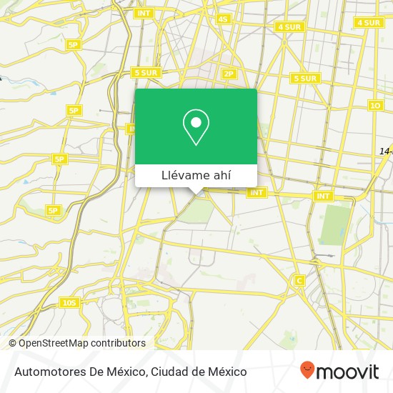 Mapa de Automotores De México