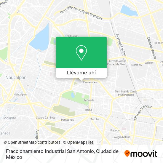 Mapa de Fraccionamiento Industrial San Antonio