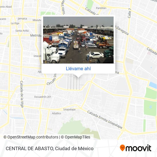 Mapa de CENTRAL DE ABASTO