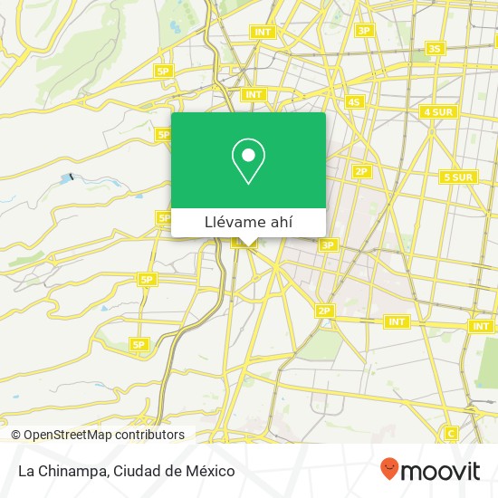 Mapa de La Chinampa