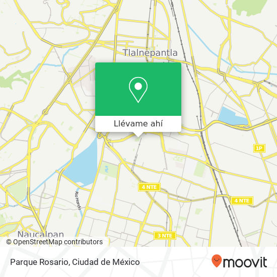 Mapa de Parque Rosario