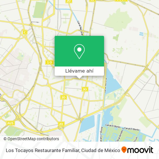 Mapa de Los Tocayos Restaurante Familiar