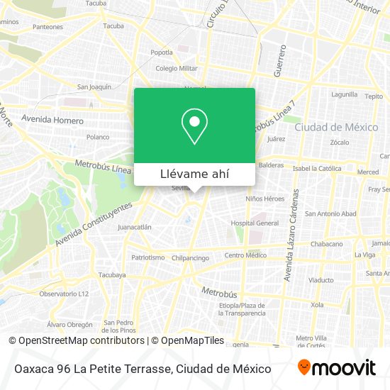 Mapa de Oaxaca 96 La Petite Terrasse