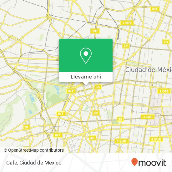 Mapa de Cafe, Praga Juárez 06600 Cuauhtémoc, Ciudad de México