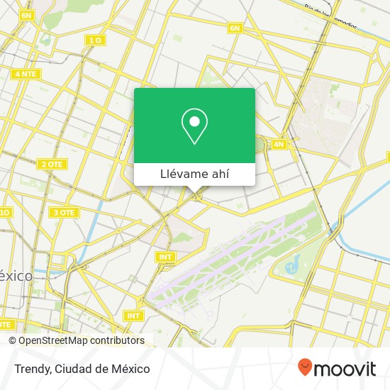 Mapa de Trendy, Avenida 608 Bosque de San Juan de Aragón 07910 Gustavo a Madero, Ciudad de México