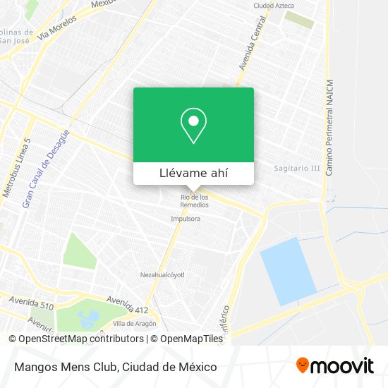 Cómo llegar a Mangos Mens Club en Tlalnepantla en Autobús o Metro?