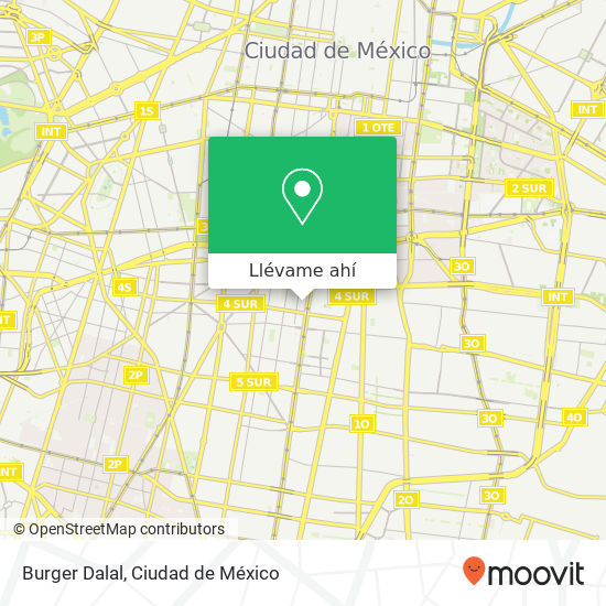 Mapa de Burger Dalal