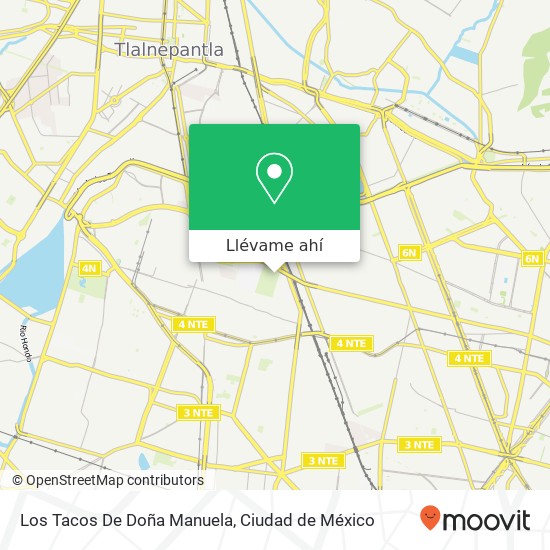 Mapa de Los Tacos De Doña Manuela