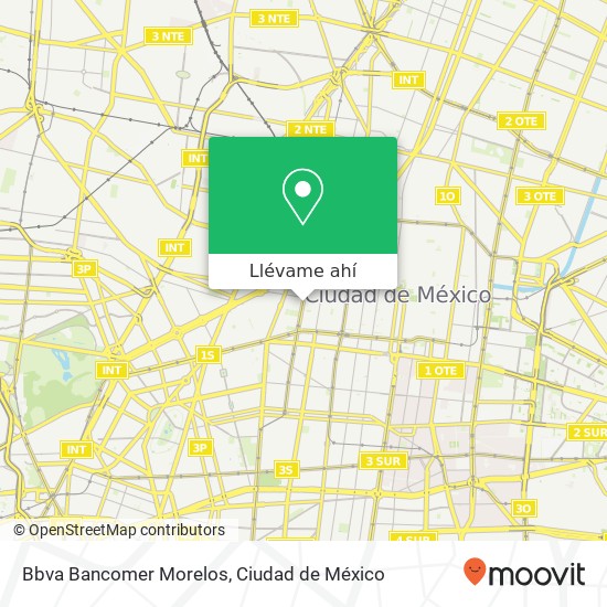 Mapa de Bbva Bancomer Morelos