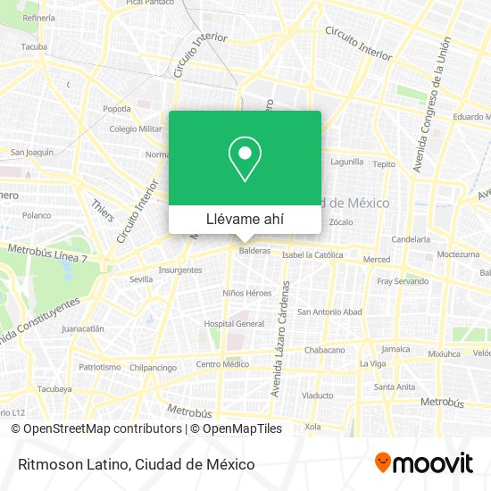 Mapa de Ritmoson Latino