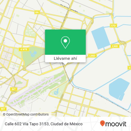 Mapa de Calle 602 Vía Tapo 3153