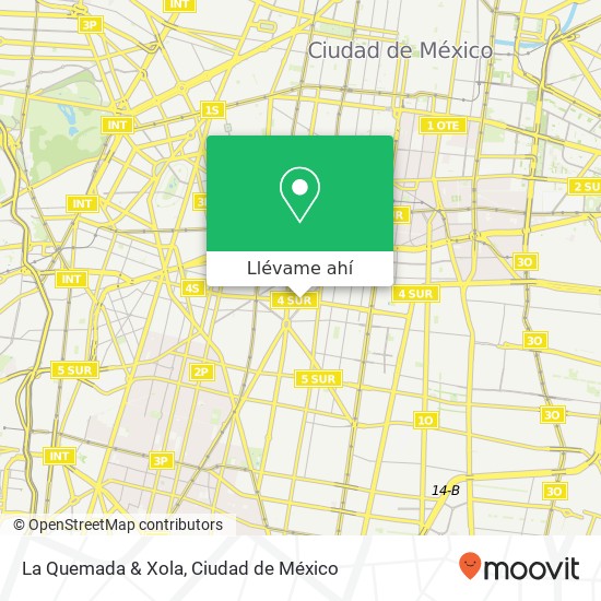 Mapa de La Quemada & Xola