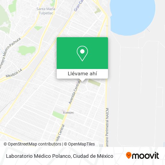 Mapa de Laboratorio Médico Polanco