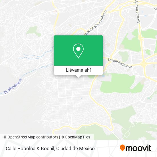 Mapa de Calle Popolna & Bochil