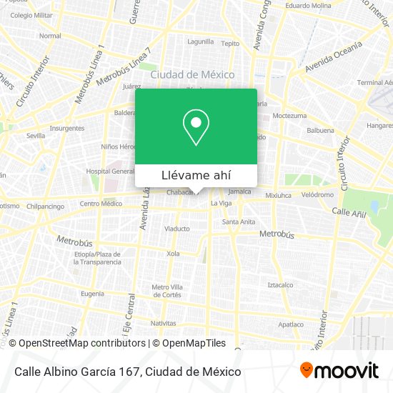 Mapa de Calle Albino García 167