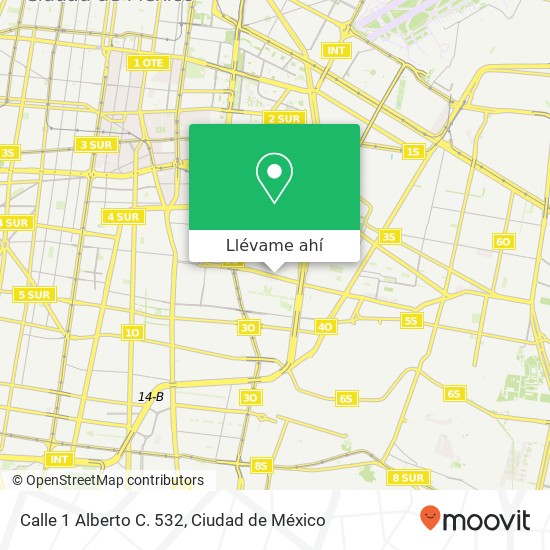 Mapa de Calle 1 Alberto C. 532