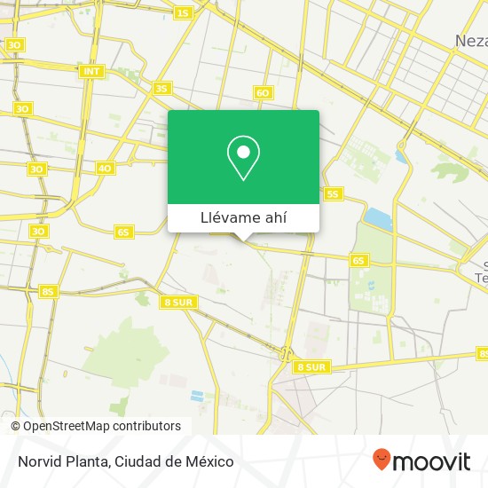 Mapa de Norvid Planta