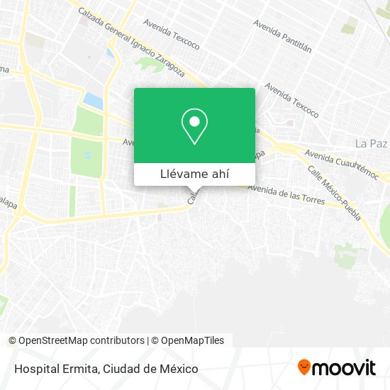 Mapa de Hospital Ermita