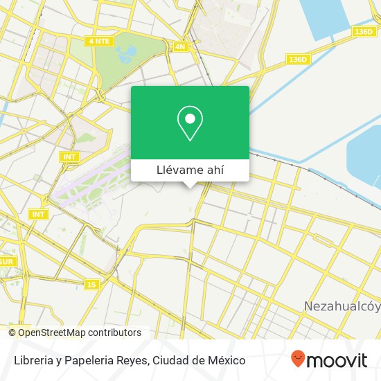 Mapa de Libreria y Papeleria Reyes