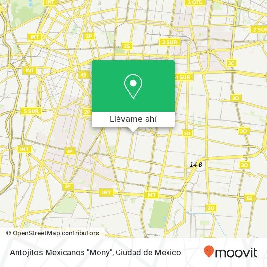 Mapa de Antojitos Mexicanos "Mony"