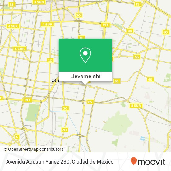 Mapa de Avenida Agustín Yañez 230