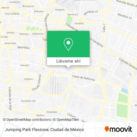 Mapa de Jumping Park Flexzone