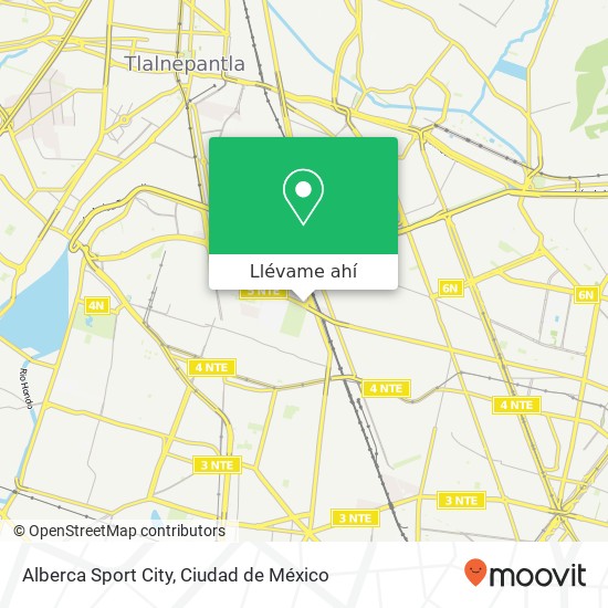 Mapa de Alberca Sport City