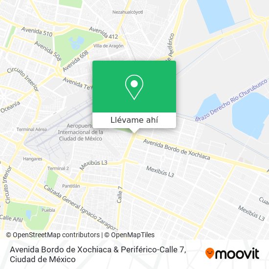 Mapa de Avenida Bordo de Xochiaca & Periférico-Calle 7