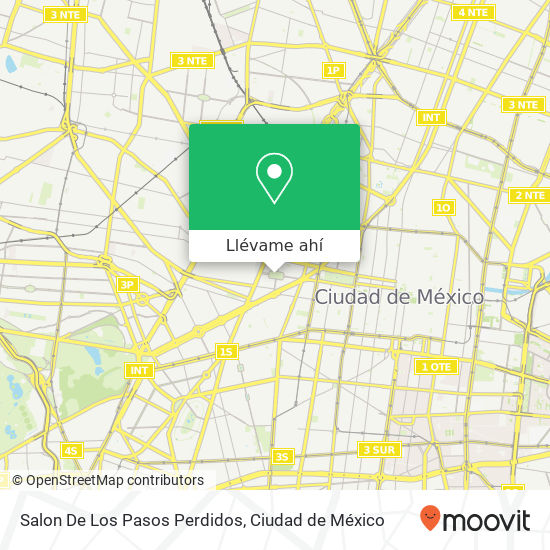 Mapa de Salon De Los Pasos Perdidos
