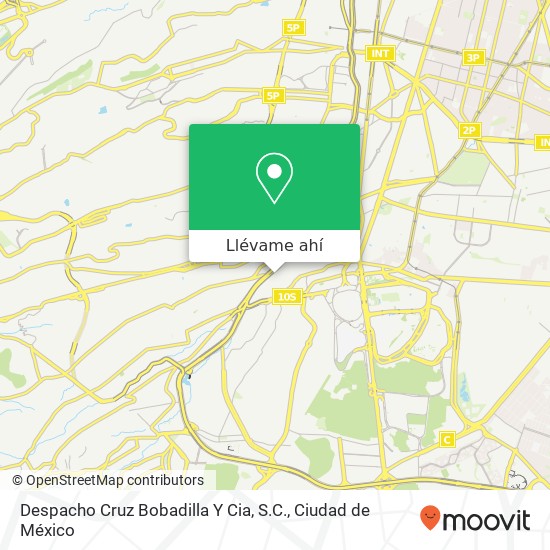 Mapa de Despacho Cruz Bobadilla Y Cia, S.C.