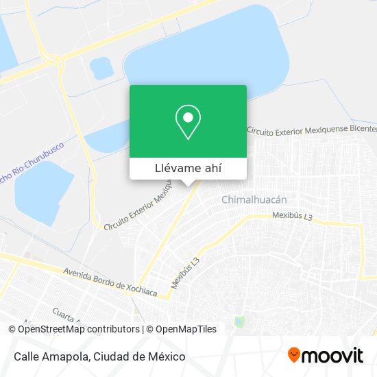 Mapa de Calle Amapola