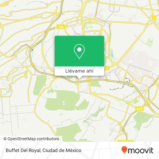 Mapa de Buffet Del Royal