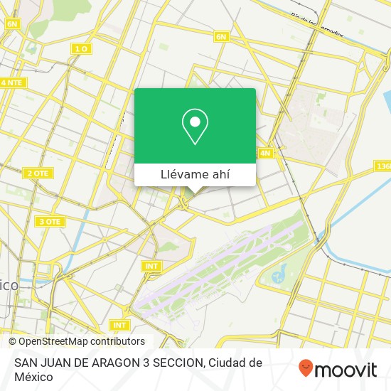 Mapa de SAN JUAN DE ARAGON 3 SECCION