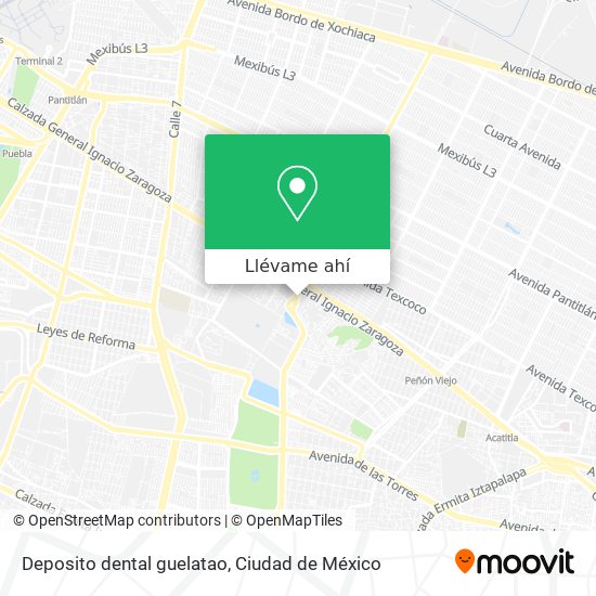 Mapa de Deposito dental guelatao