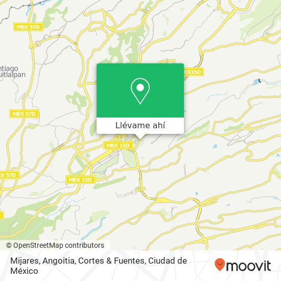Mapa de Mijares, Angoitia, Cortes & Fuentes