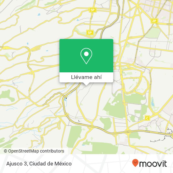 Mapa de Ajusco 3