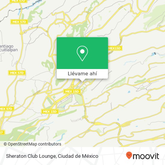 Mapa de Sheraton Club Lounge
